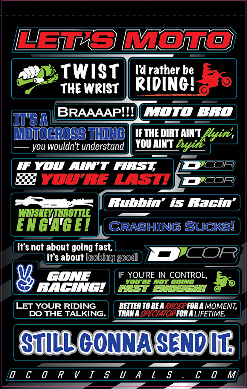 D'COR VISUALS Decal Sheet
