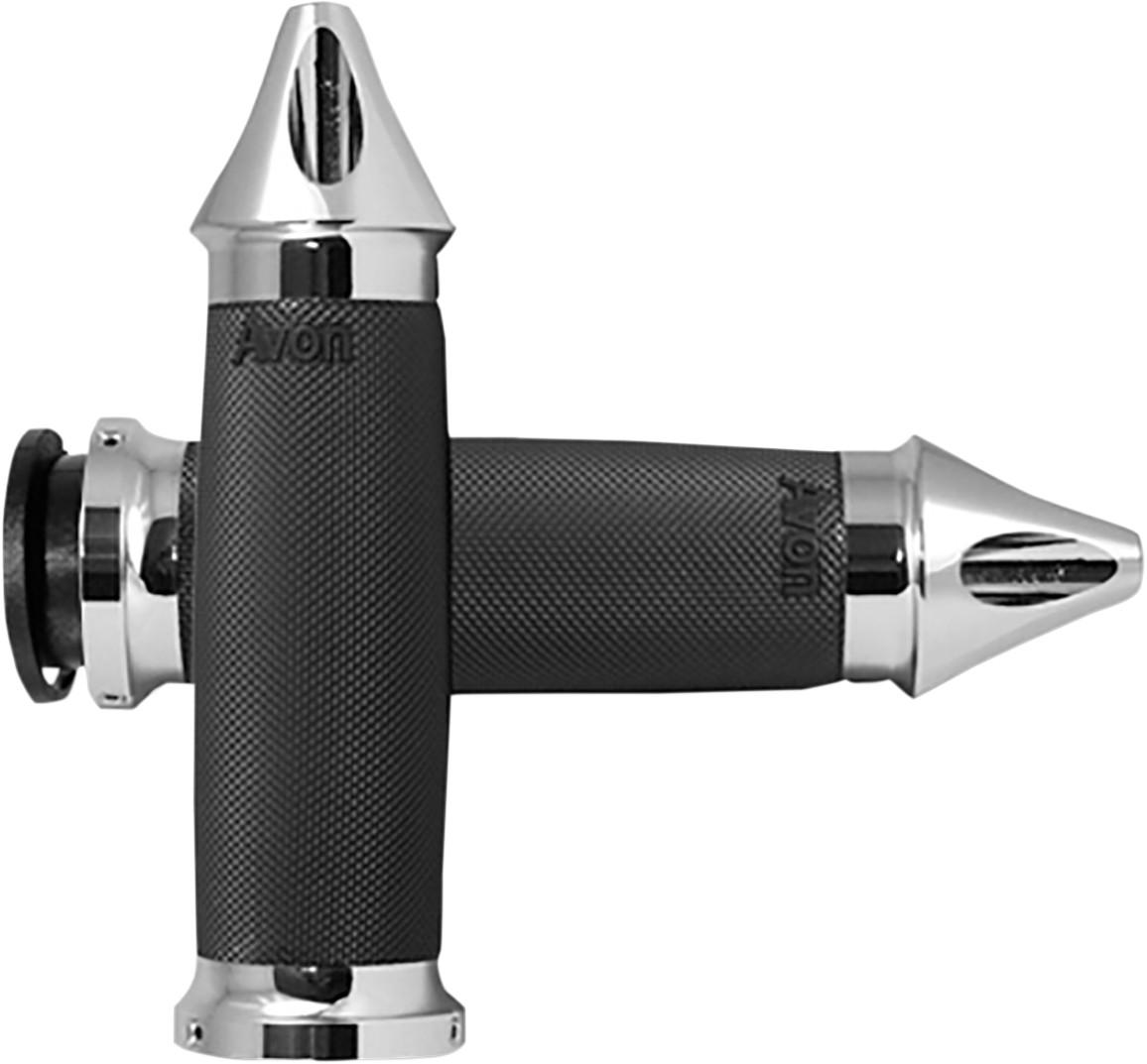 Avon grips Custom Contour Grips - Spike - Indian - Chrome