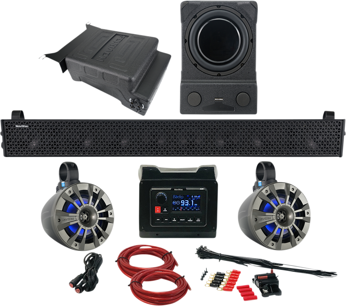 NavAtlas Zone 5 Audio Kit Can-Am Maverick X3 MAX 2017-2021