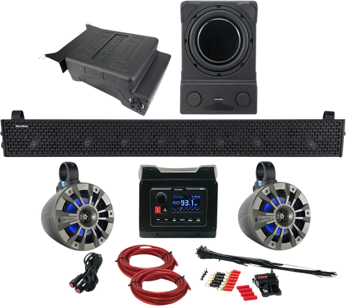 NavAtlas Zone 5 Audio Kit Can-Am Maverick X3 MAX 2017-2021