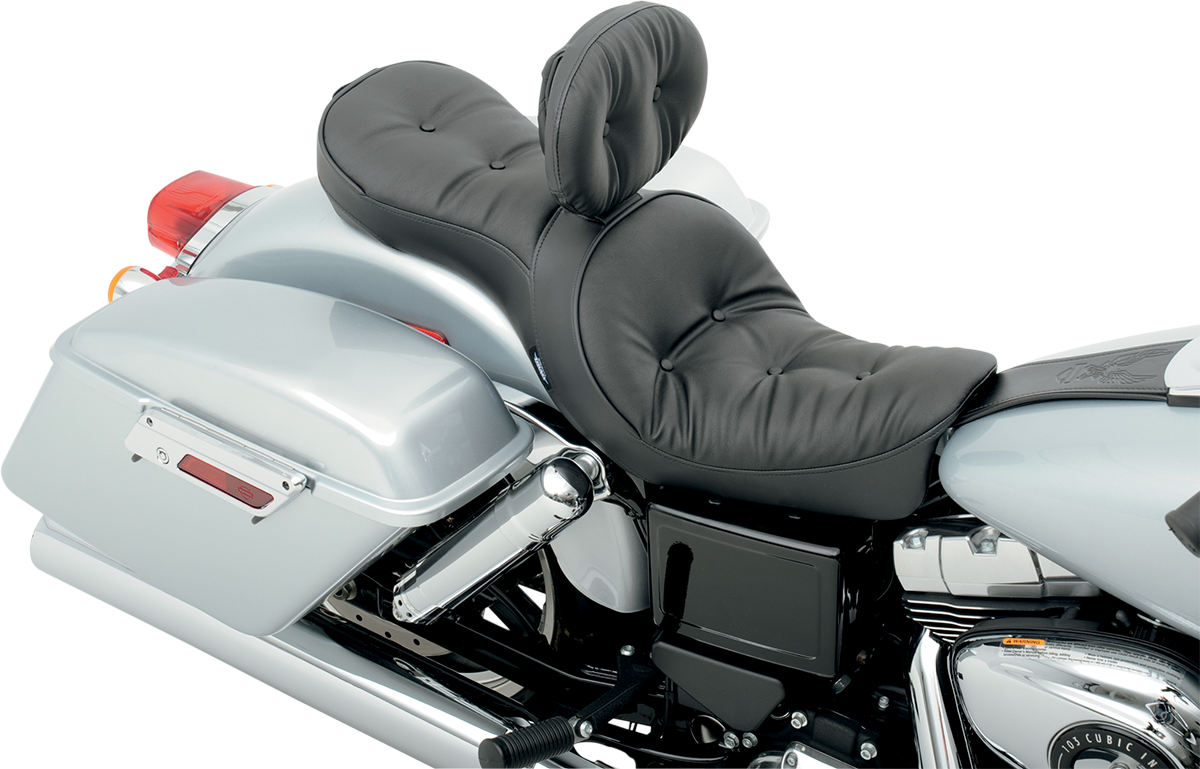 Drag specialties seats EZ Glide II Backrest - Large - Vinyl - Pillow