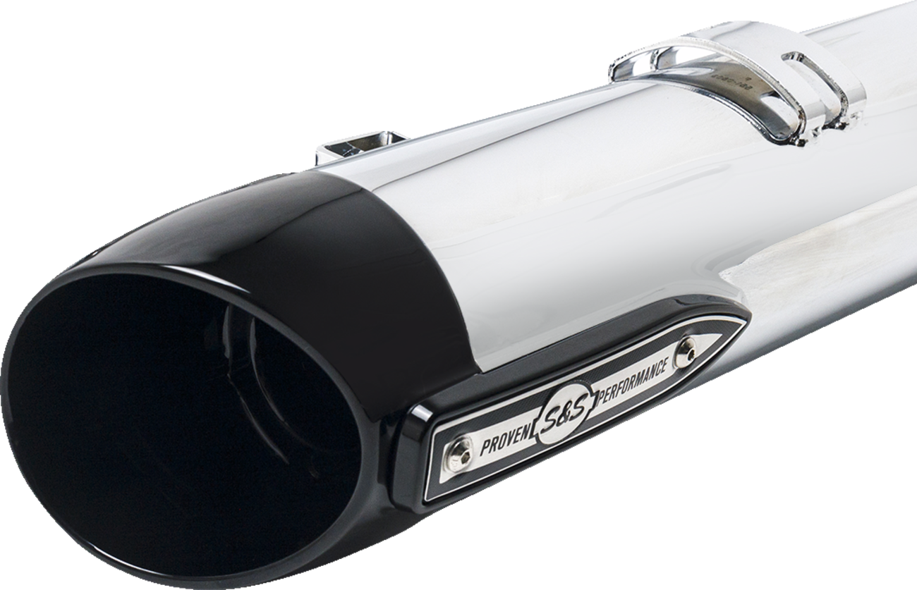 S&S Cycle Broadhead Slip-On Mufflers For Indian Touring 2014-2025