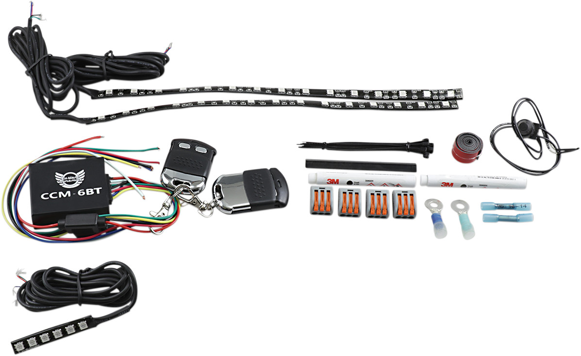 CUSTOM DYNAMICS Magical Wizard™ Indian LED Engine Accent Light Kit with Bluetooth Remote