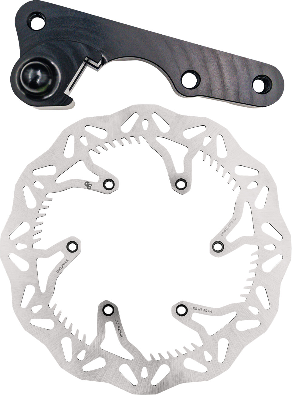 GBrakes 270mm Non Floating Wave Rotor Plus Bracket Suzuki DR-Z400S / RM125 / RM250 1996-2020