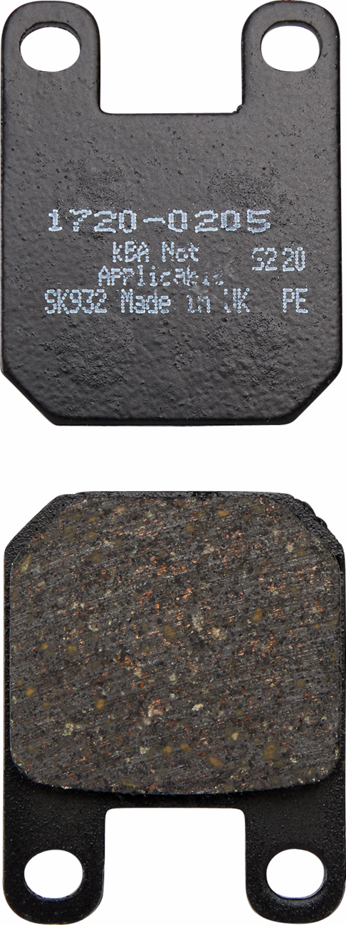 Drag specialties Organic Brake Pads - "F" Caliper