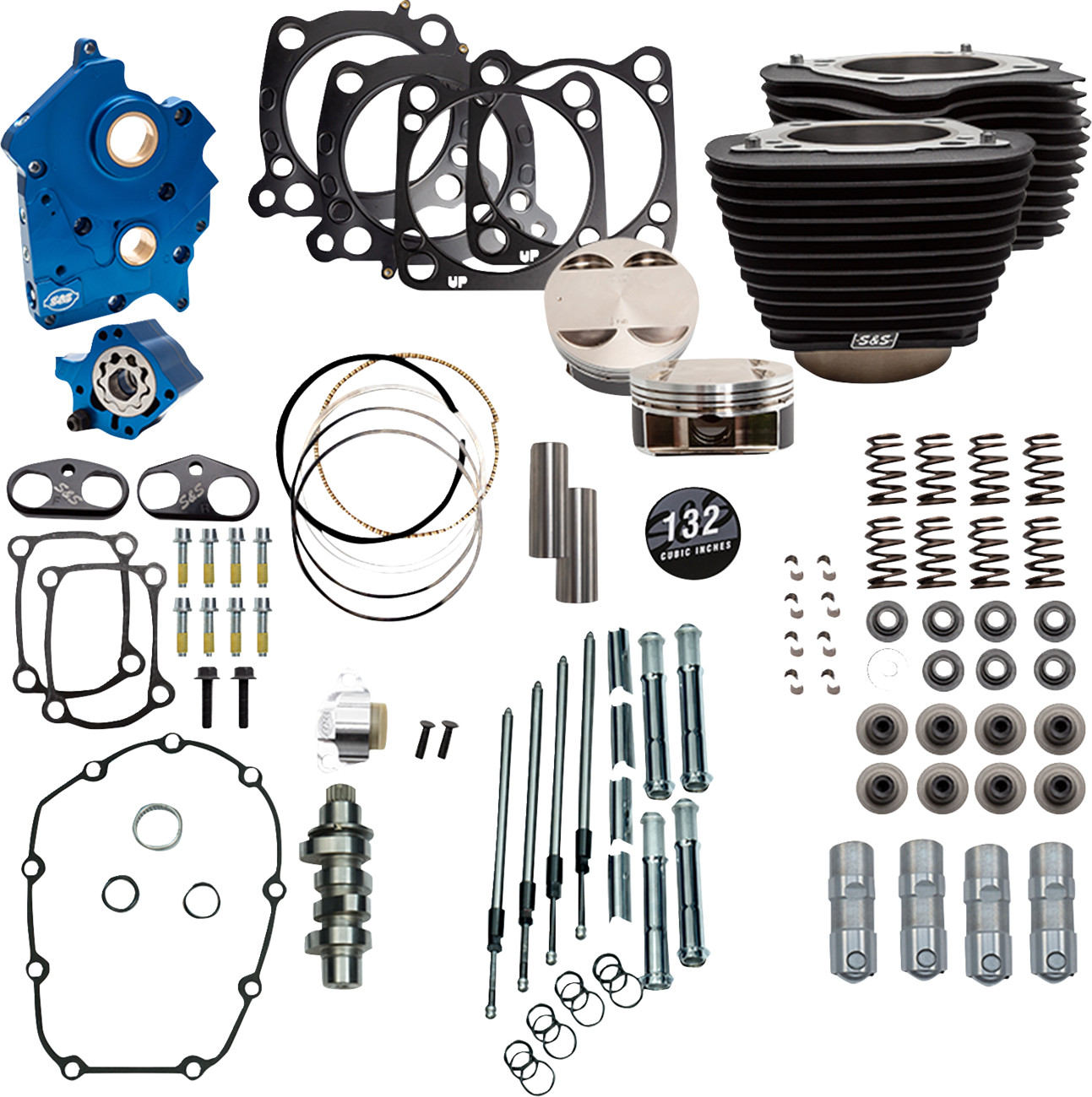S&S CYCLE 132" Power Package for M8