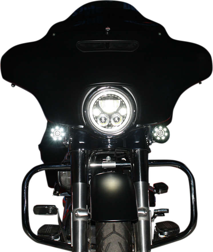Custom Dynamics LED 7" TruBeam Headlight Insert For Harley 1991-2025