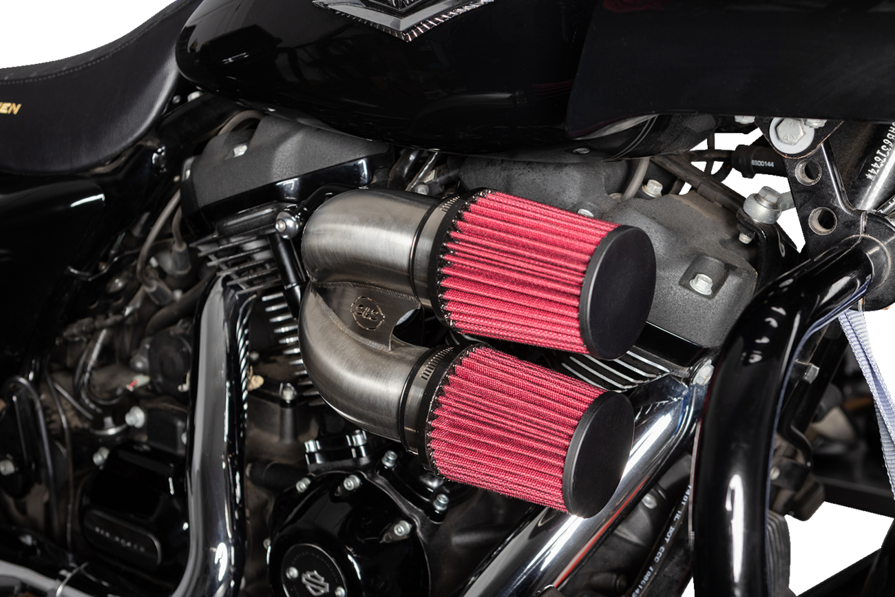 S&s cycle Tuned Induction Air Cleaner Kit - Stainless Steel Harley Davidson