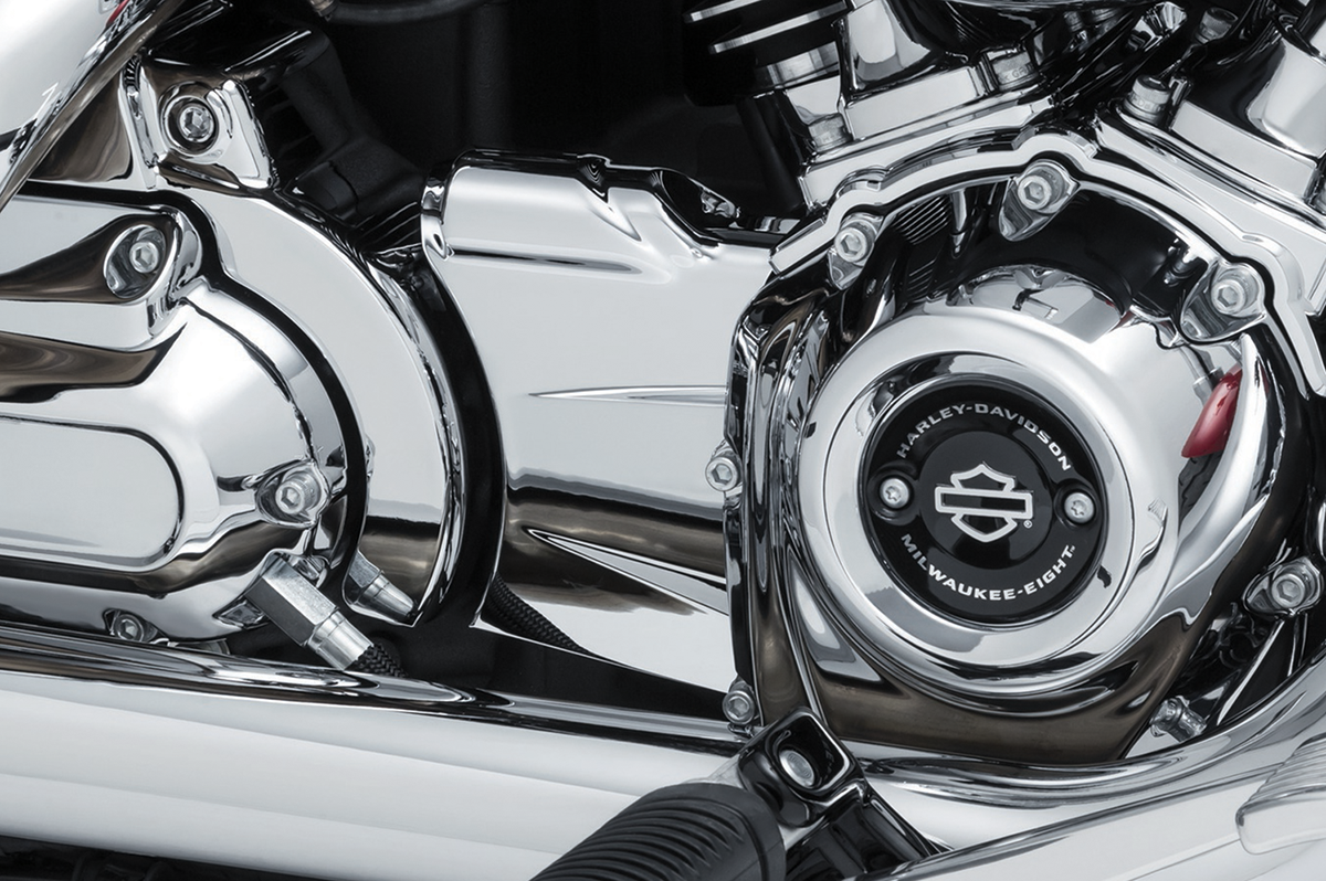 Kuryakyn 6460 Chrome Precision Oil Line Cover for 18-19 Harley Davidson ...