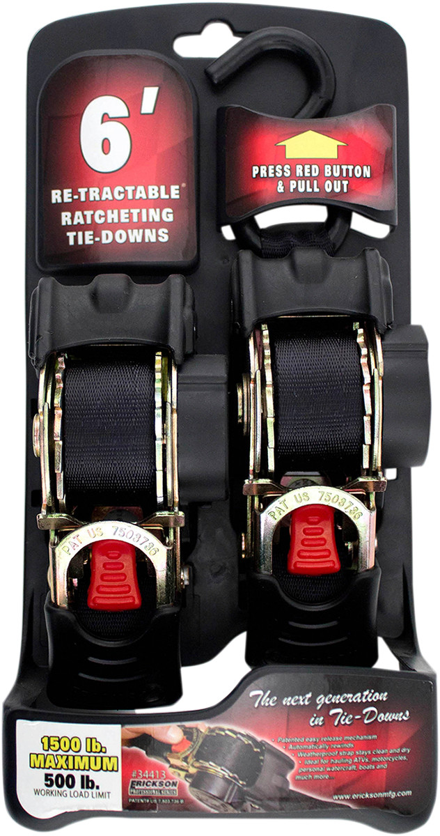 Erickson Retractable Ratcheting Tie-Downs