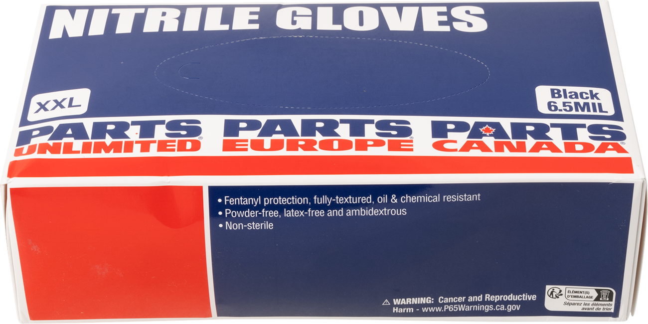 PARTS UNLIMITED Nitrile Gloves