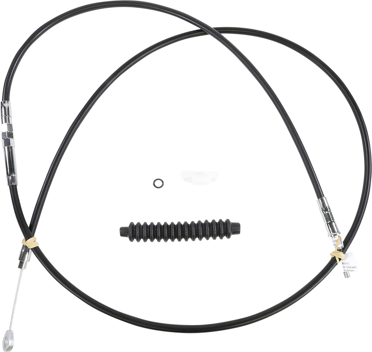 Drag Specialties High-Efficiency Black Vinyl Clutch Cable