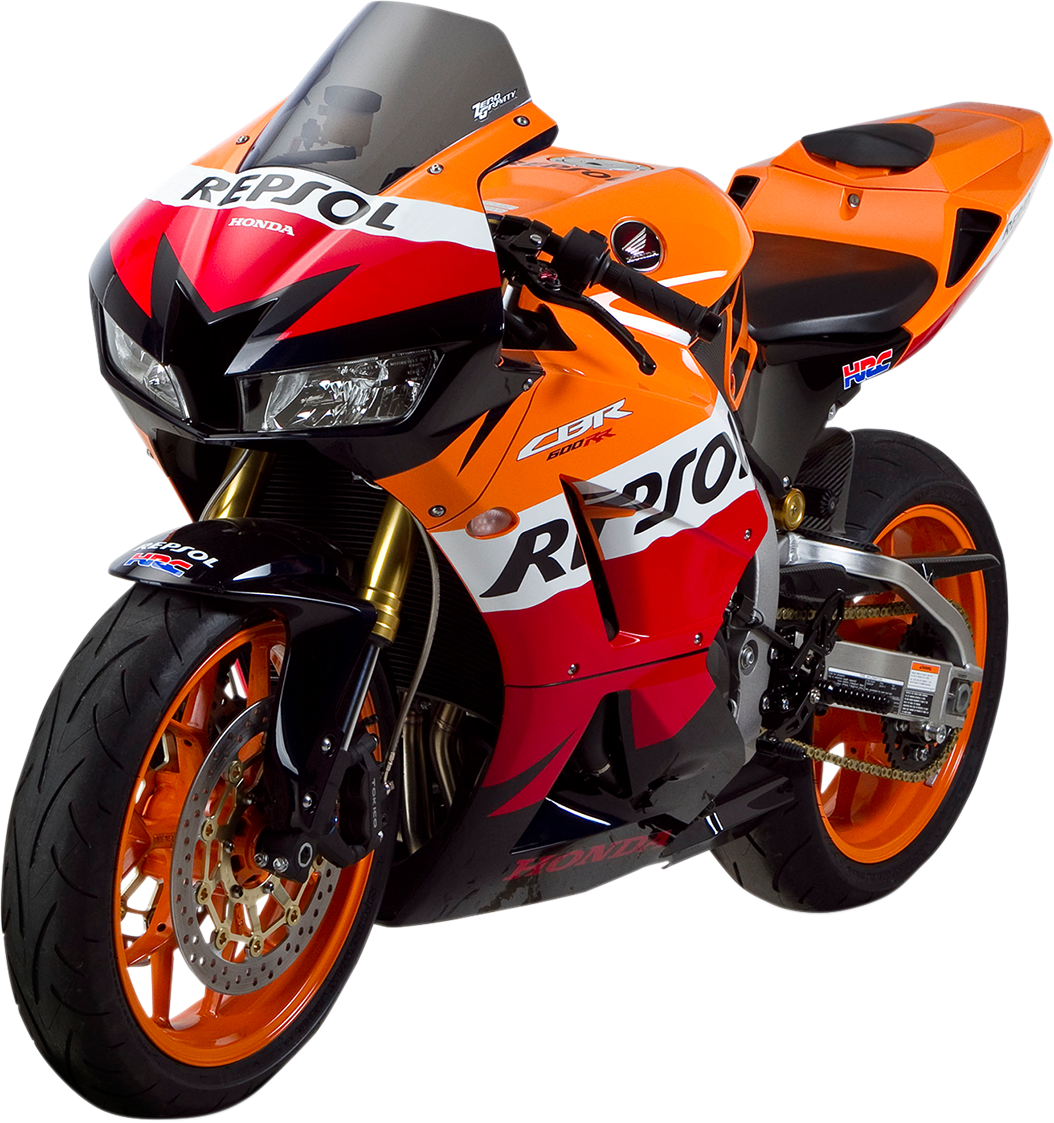 Zero gravity Marc 1 Windscreen - Smoke - CBR600RR 2013-2024 Honda CBR600RR ABS / 2013-2024 Honda CBR600RR
