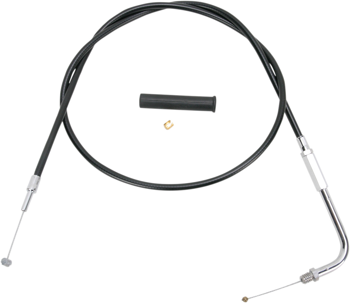 Drag specialties Black Vinyl Throttle Cable - 36" Harley Davidson