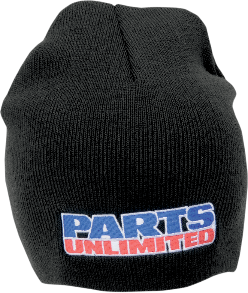 Parts Unlimited Unisex Adult Black Blue Red White One Size Acrylic Casual Beanie