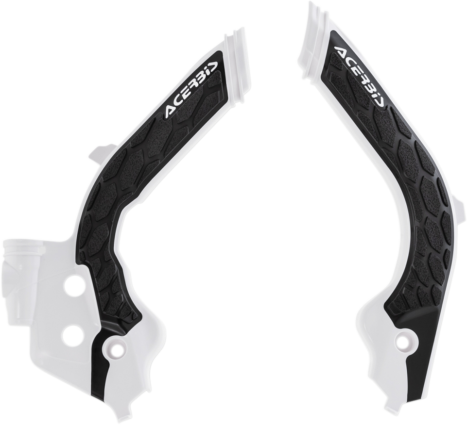 Acerbis X-Grip Frame Guards - White/Black - Gas Gas | Husqvarna