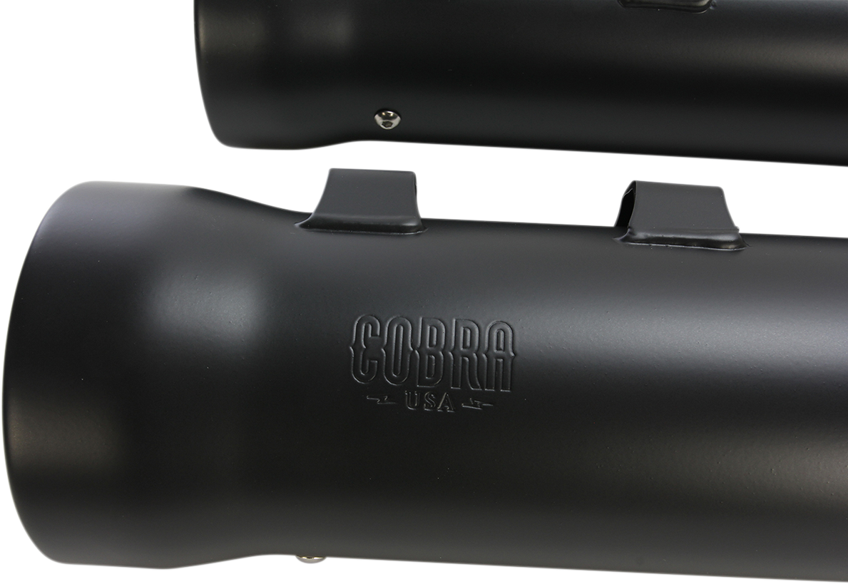 Cobra 4" NH Slip-On Mufflers For Harley Touring 2017-2025