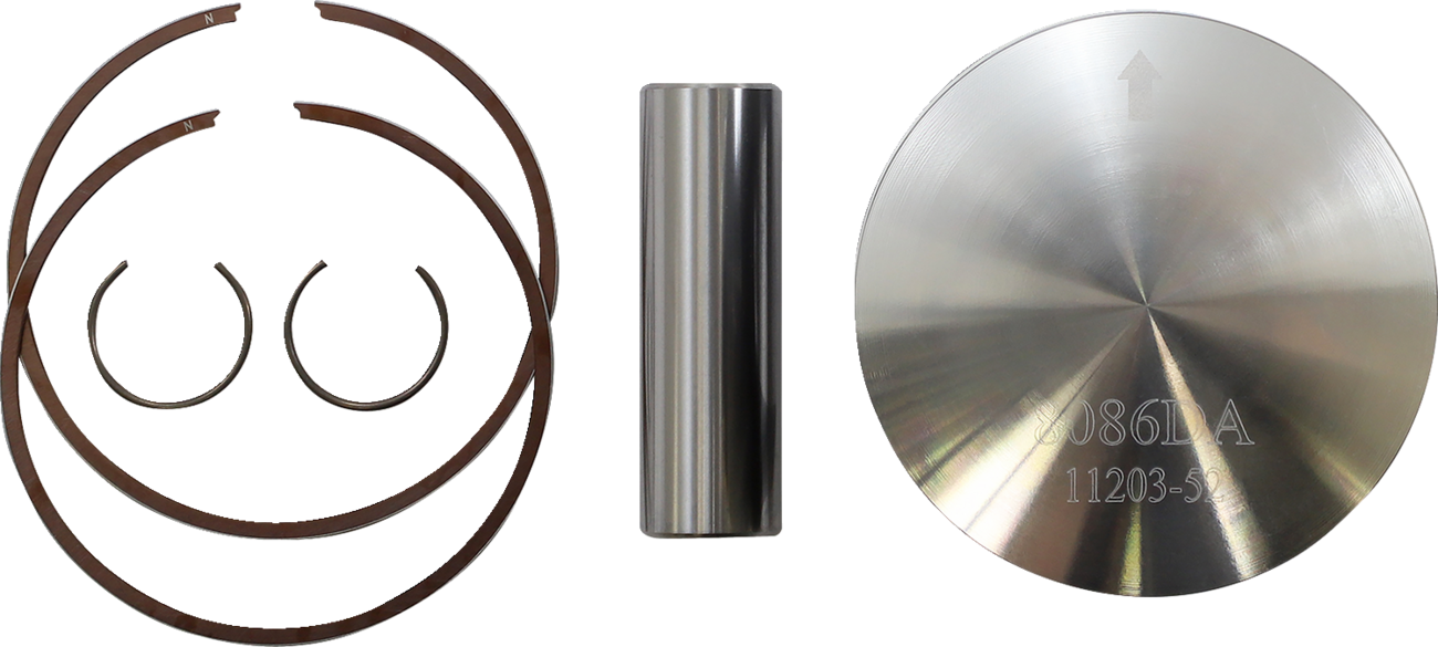 Wossner Piston Kit - 66.34 mm - Suzuki