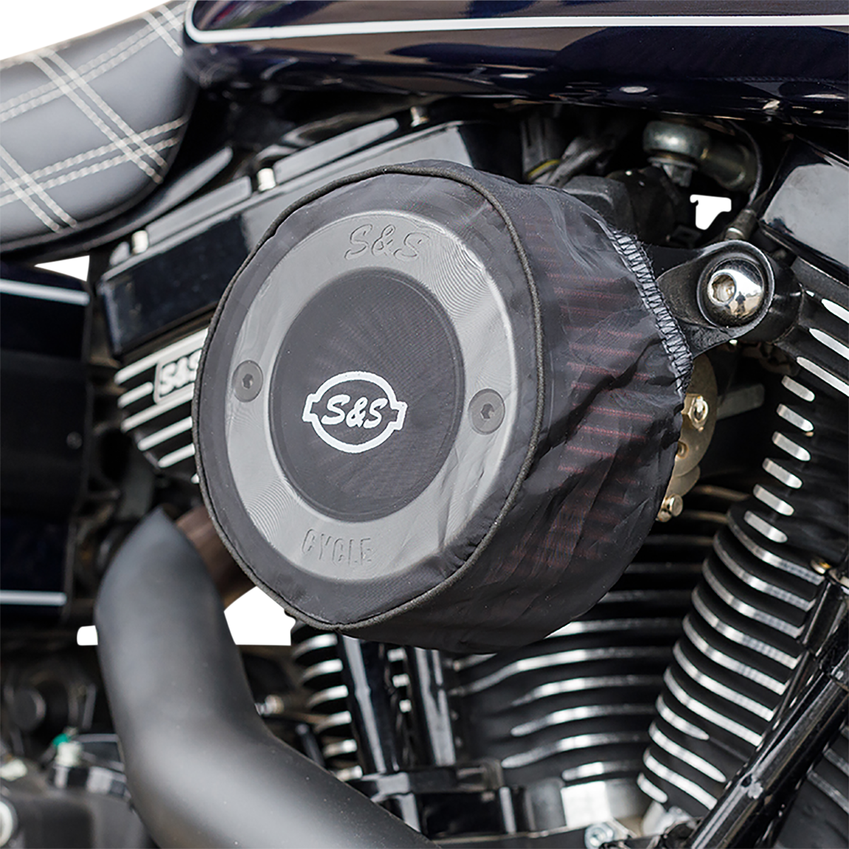 S&S Cycle Pre-Filter / Rain Sock For Round Air Stinger Air Cleaner