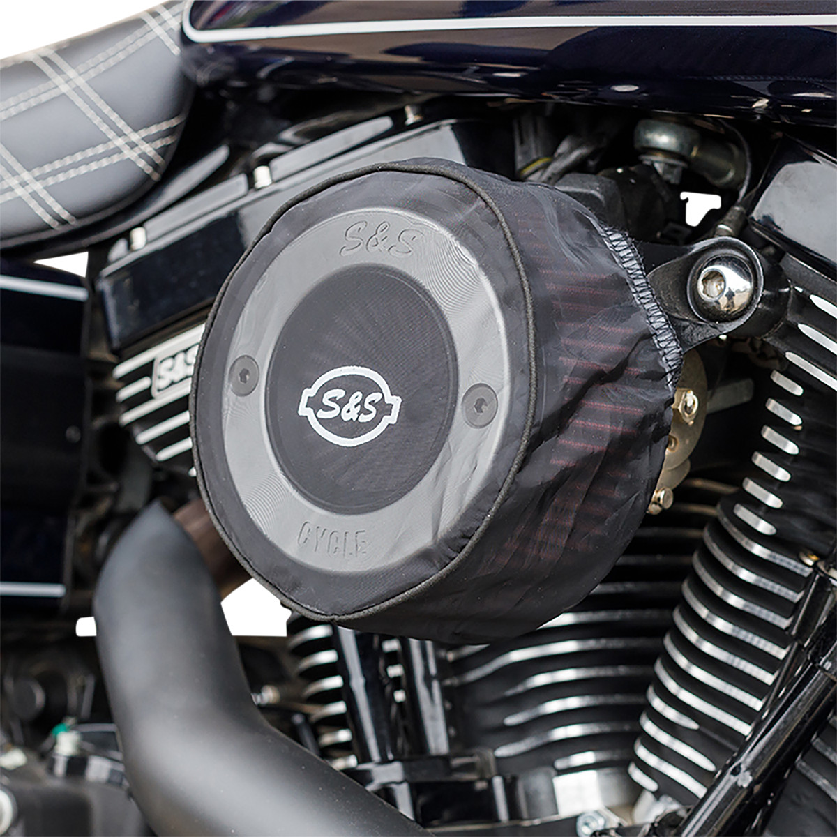 S&S Cycle Pre-Filter / Rain Sock For Round Air Stinger Air Cleaner