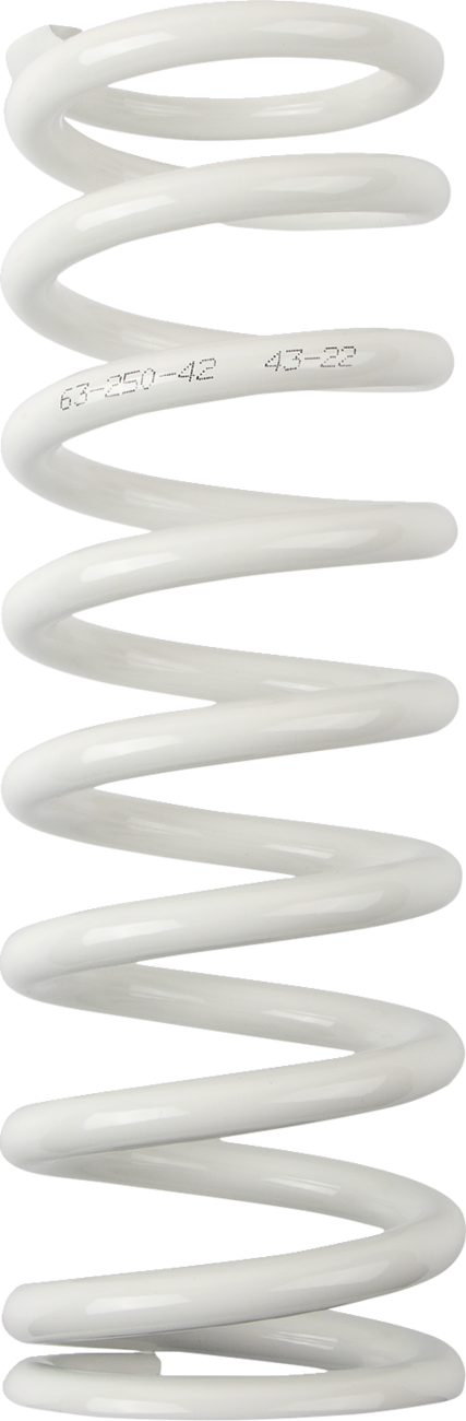 Moose offroad Shock Spring - 63 mm OD - 42 n/mm - White Husqvarna/KTM