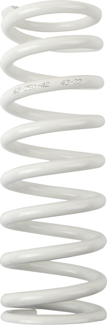 Moose offroad Shock Spring - 63 mm OD - 42 n/mm - White Husqvarna/KTM