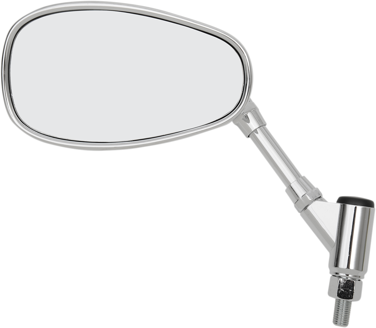 Emgo Mirror - Euro - Side View - Cat Eye - Chrome - Left - Each