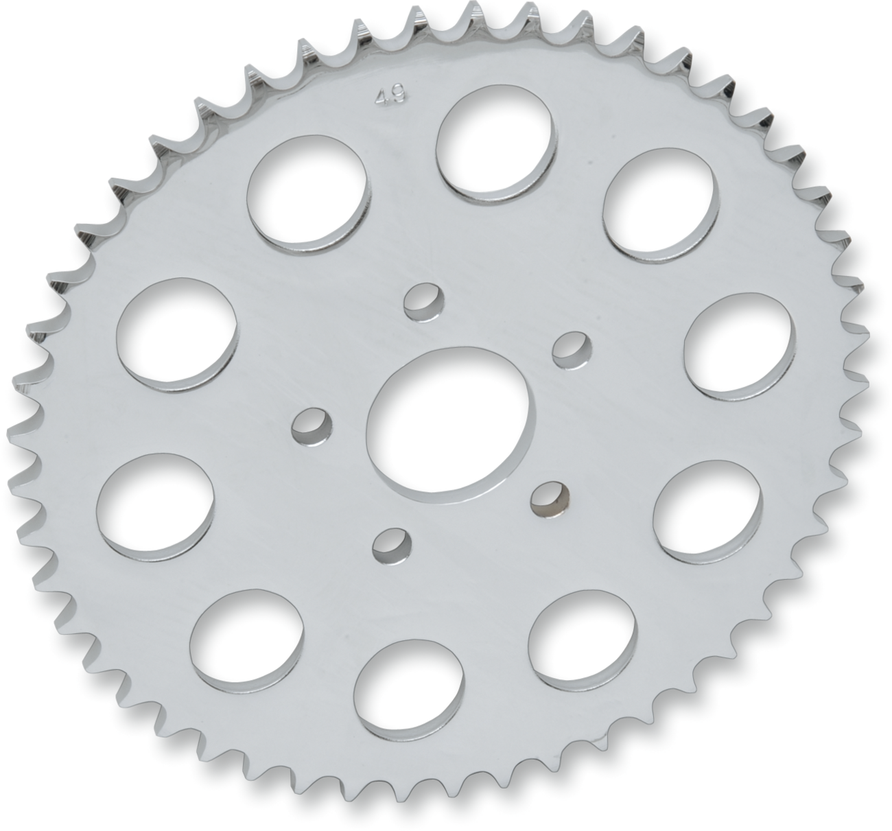Drag specialties Rear Sprocket - Flat - Chrome - 48 Tooth - Big Twin Harley Davidson 48T
