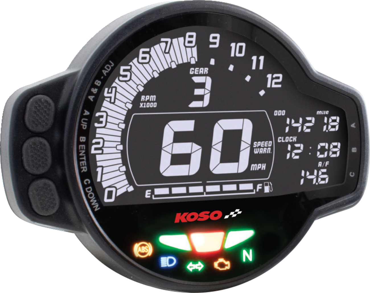Koso MS-01 Multi-Functional Gauge Honda Grom 2014-2020