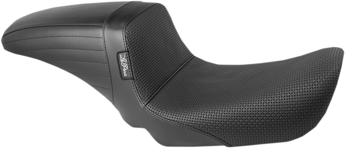 Le Pera Kickflip Basket Weave Seat For Harley Dyna 2006-2017