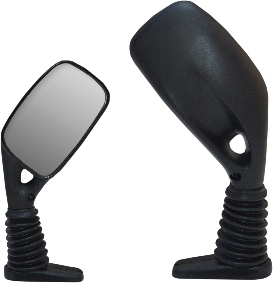 Parts unlimited Mirror - ZX - Side View - Rectangle - Black - Right - Each
