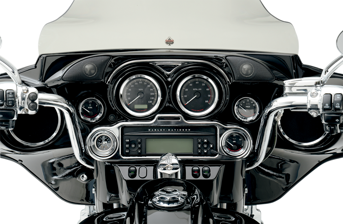 Drag Specialties Chrome Speaker Bezels