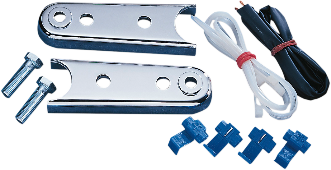 Drag specialties Turn Signal Relocation Kit - Rear - '84-'01 FXST Harley Davidson