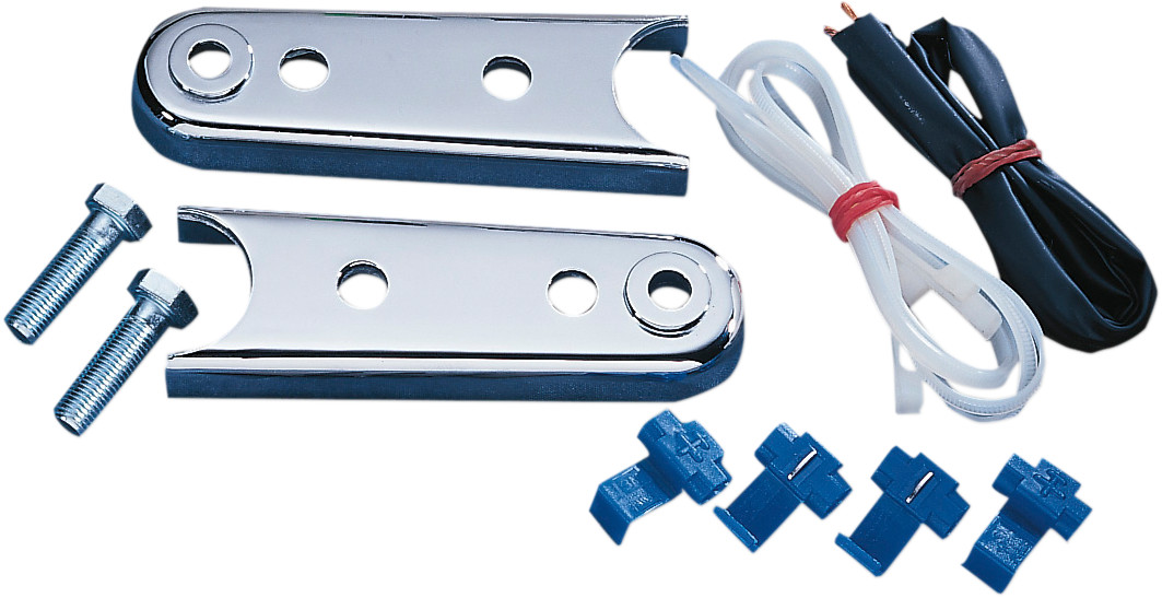 Drag specialties Turn Signal Relocation Kit - Rear - '84-'01 FXST Harley Davidson