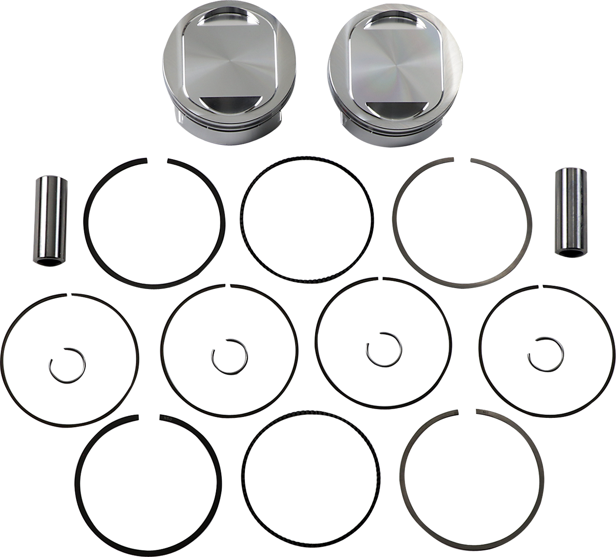 Je pistons Piston Kit - 107" - Twin Cam Harley Davidson