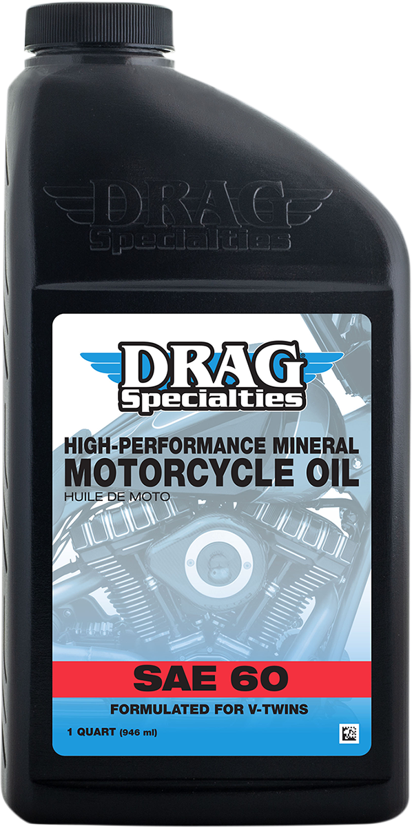 DRAG SPECIALTIES OIL High-Performance Mineral 60 Motorcycle Oil