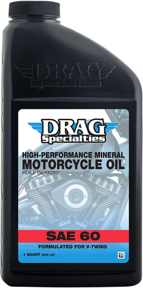DRAG SPECIALTIES OIL High-Performance Mineral 60 Motorcycle Oil