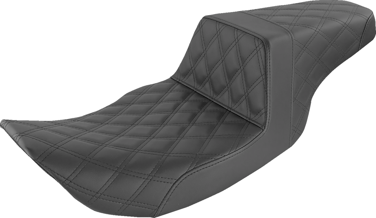 Saddlemen Step-Up LS Lattice Stitch Seat For Harley FLHR / FLHX 1997-2007