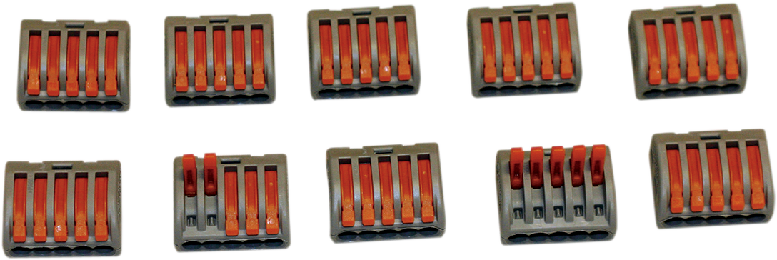 Custom dynamics Wiring Cage Clamps 5-Spot - 10PK
