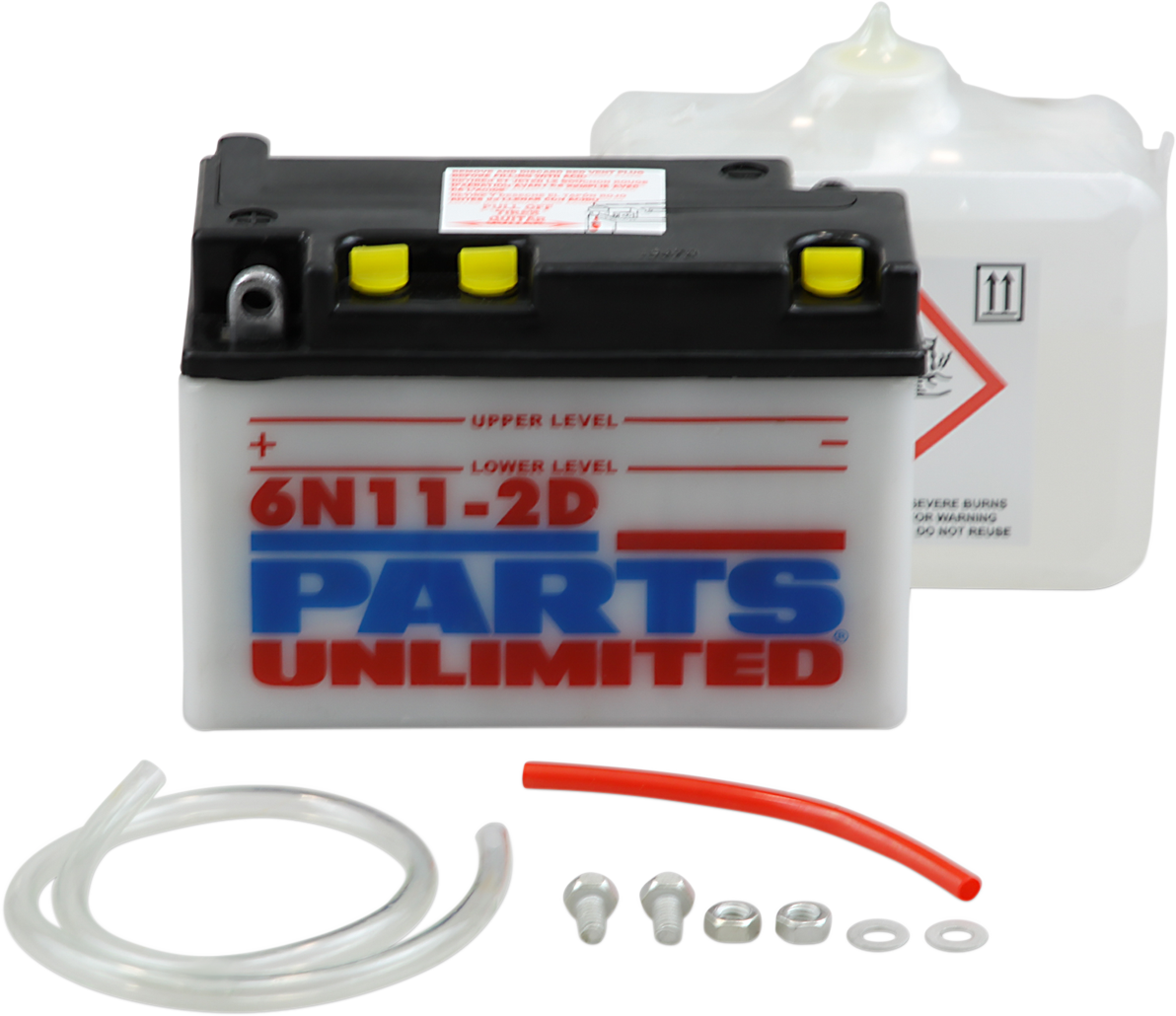 Parts unlimited Battery - 6N11-2D 1983-1987 Yamaha CV80 Riva 80 / 1980-1981 Honda C70