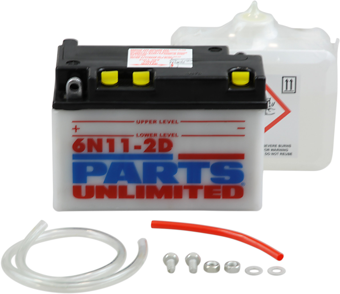 Parts unlimited Battery - 6N11-2D 1983-1987 Yamaha CV80 Riva 80 / 1980-1981 Honda C70