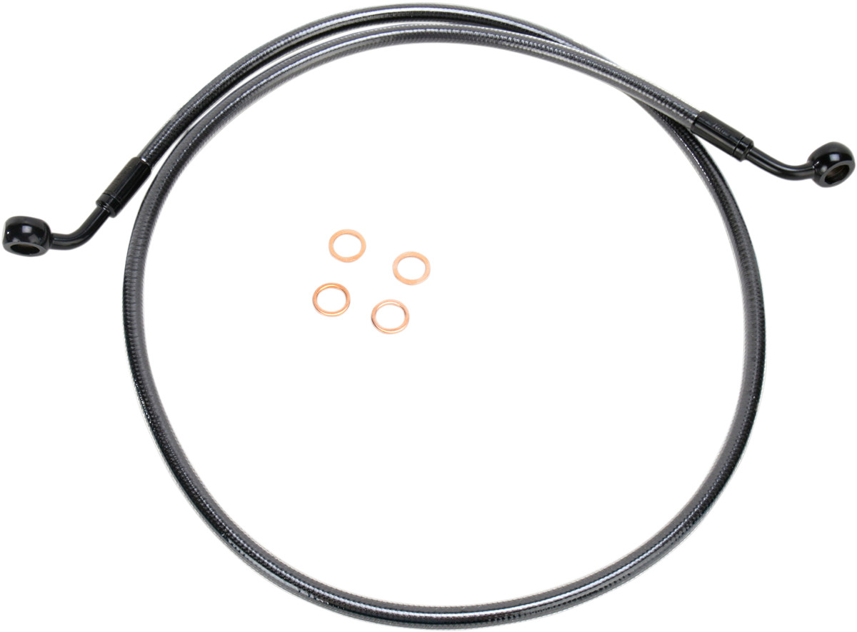 MAGNUM SHIELDING E-Z Align Braided Single Disc Front Brake Line