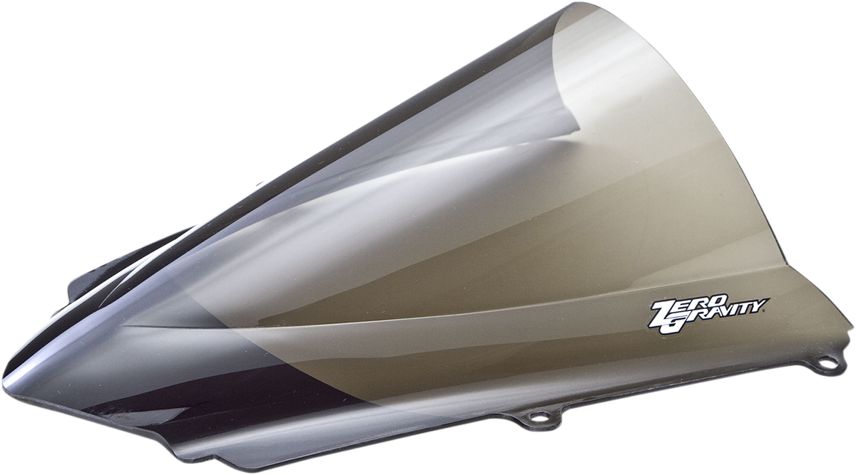 PROTEK Smoke Double Bubble Windscreen For Triumph Daytona 675 ABS 2009-2012 – Glossy Finish, Front