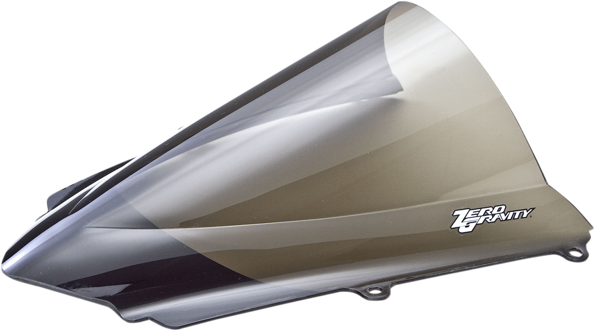 Zero gravity Double Bubble Windscreen - Smoke - 675 2013-2014 Triumph Daytona 675 R