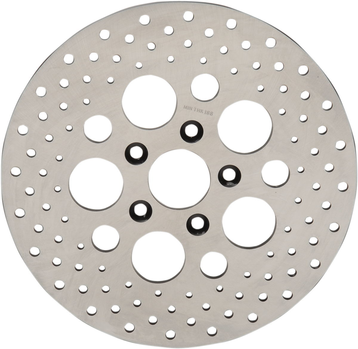 Drag Specialties Stainless Steel Drilled Brake Rotor