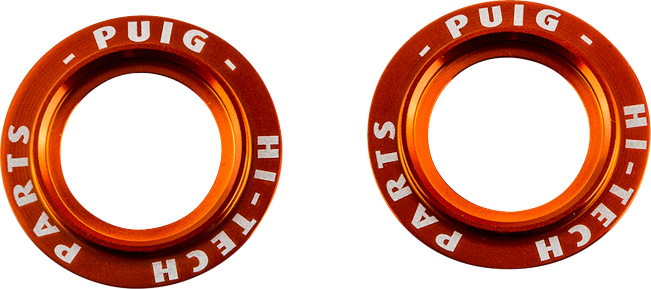 Puig hi-tech parts Axle Slider Rings - Orange - Set