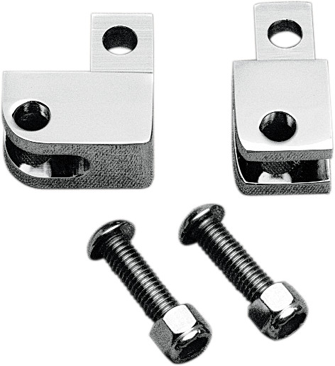 CUSTOM CYCLE ENGINEERING Chrome Foot Peg Elevators