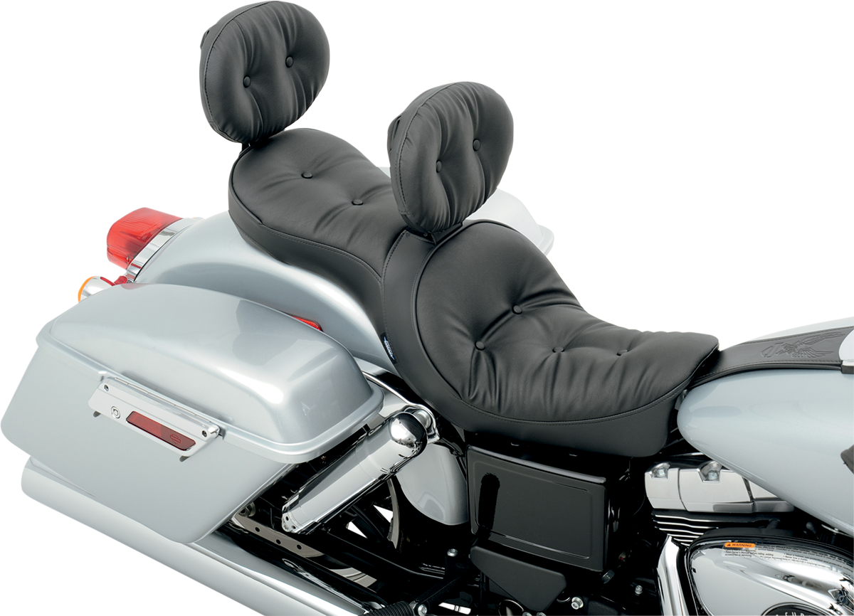 Drag specialties seats EZ Glide II Backrest - Large - Vinyl - Pillow