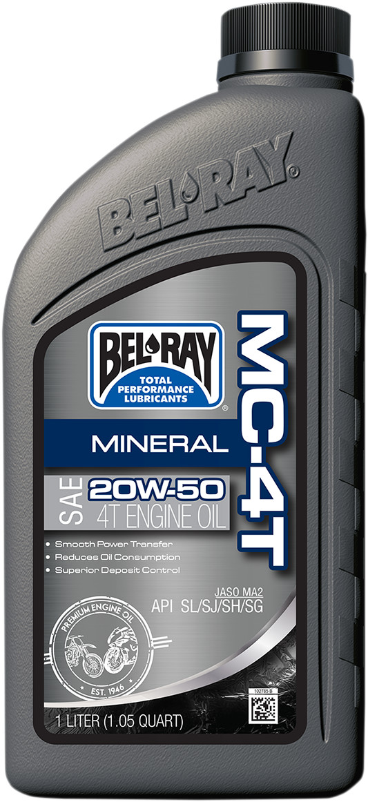 BEL-RAY MC-4T Mineral 4T Engine Oil
