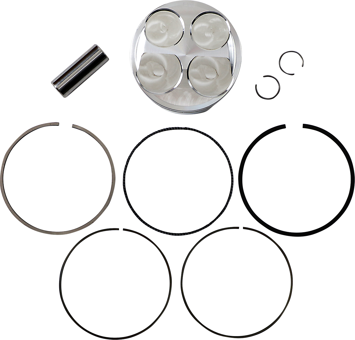 Je pistons Piston Kit 2006-2012 Honda TRX450R